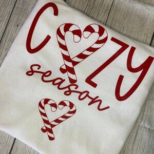 Cozy Season Candy Cane Long Sleeve Shirt